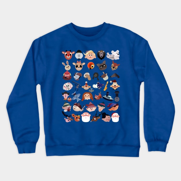 Rudolph Iconography Crewneck Sweatshirt by JPenfieldDesigns